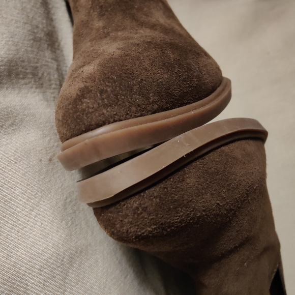 Steven by Steve Madden Dextir Leather Suede Ankle bootie, Sz 9.5 - Picture 4 of 12